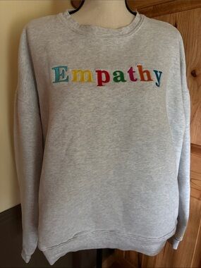 Empathy Crewneck Sweatshirt - Light Gray